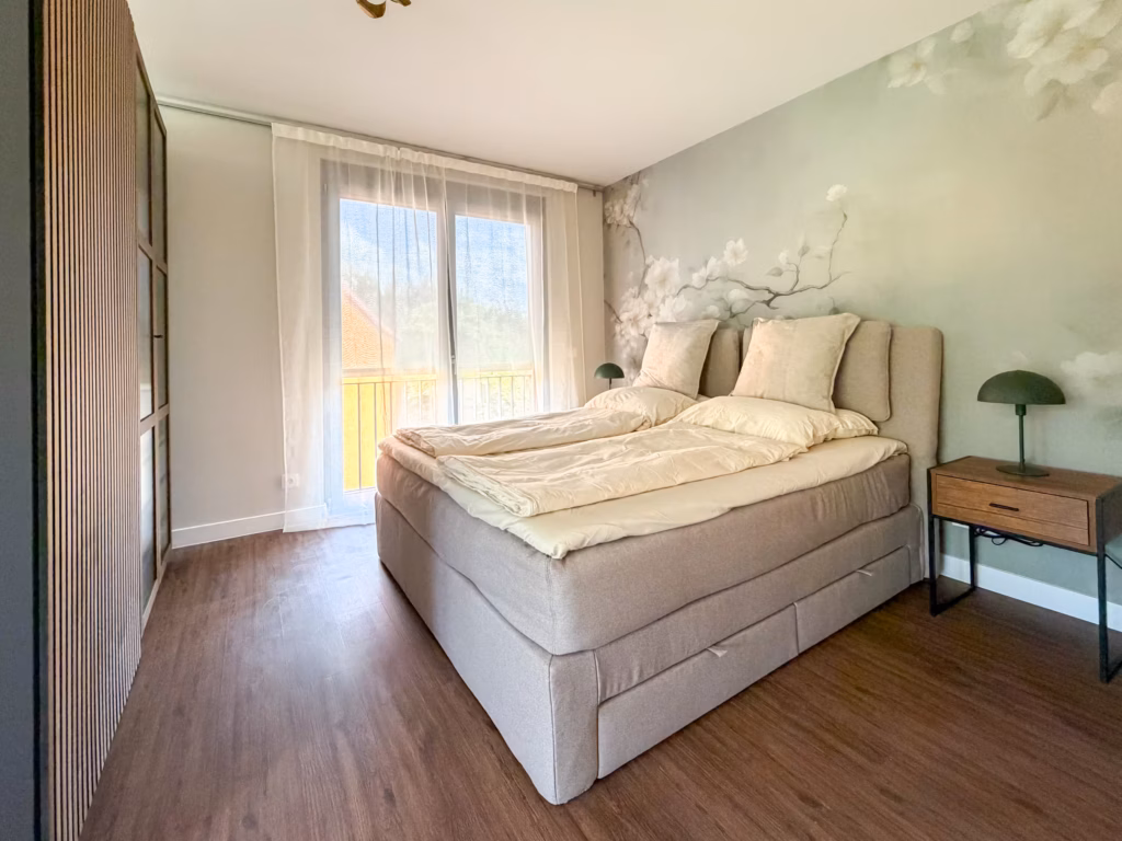 Ferienwohnung Blütenhaus Caputh Schlafzimmer